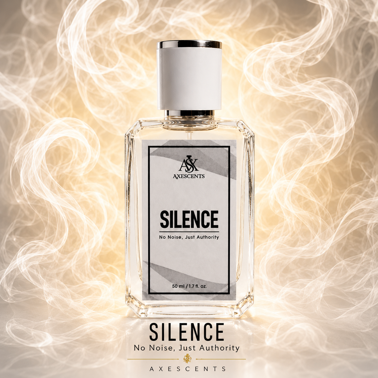 SILENCE by AXESCENTS – Premium Long Lasting Men's Perfume | 50ml