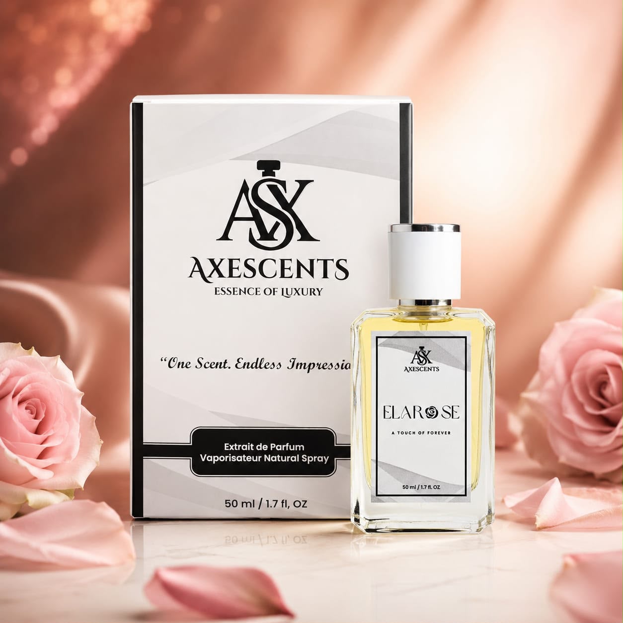 ELAROSE by AXESCENTS – Premium Long Lasting Women's Perfume | 50ml