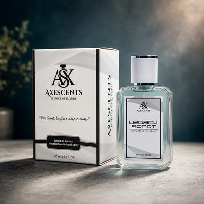 Legacy Sport by AXESCENTS – Premium Long Lasting Men's Perfume | 50ml